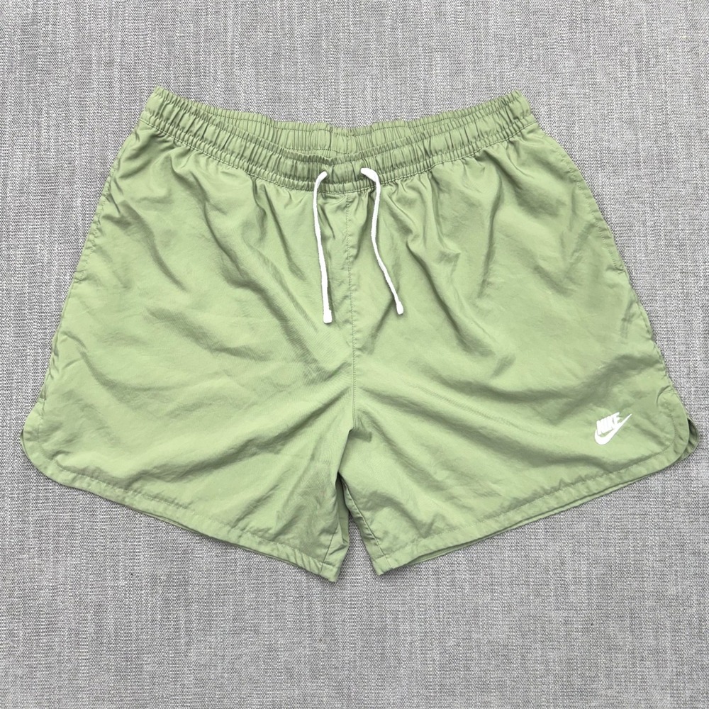 Nike Sportswear Woven Flow Shorts Mens XXL Olive Green DM6829-386